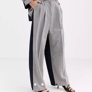 ASOS mixed check co-ord trouser